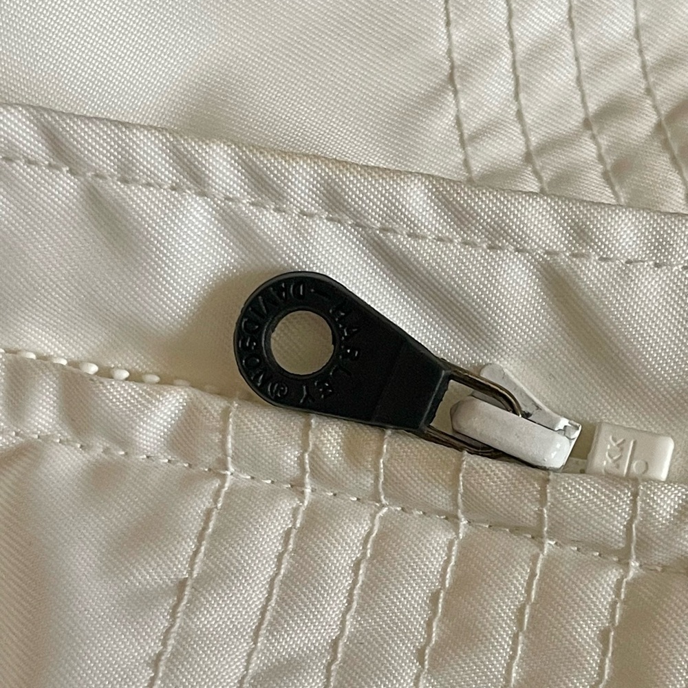 Harley Davidson Women’s White Nylon Riding Jacket Vintage - Picture 5 of 10
